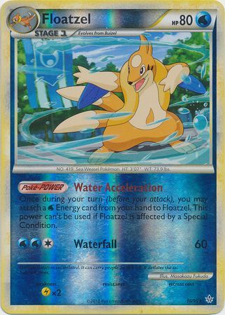 Floatzel - 16/95 - Rare - Reverse Holo available at 401 Games Canada