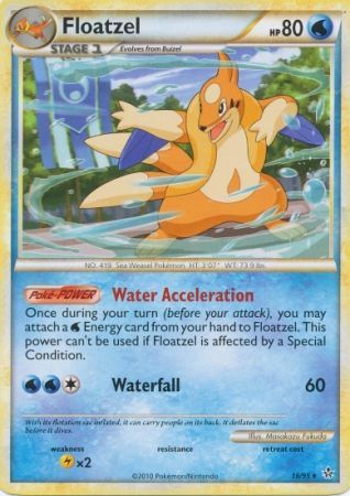 Floatzel - 16/95 - Rare available at 401 Games Canada