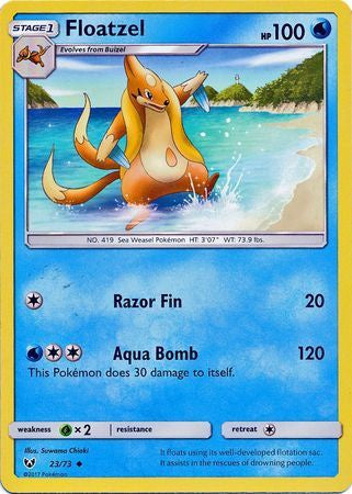 Floatzel - 23/73 - Uncommon available at 401 Games Canada