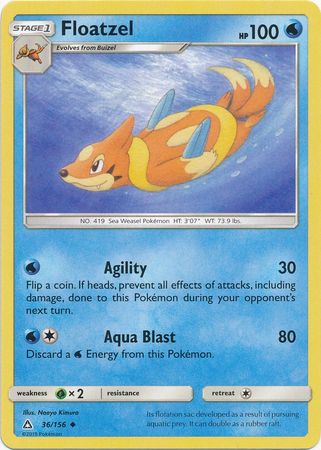 Floatzel - 36/156 - Uncommon available at 401 Games Canada