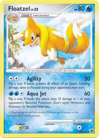 Floatzel - 37/106 - Uncommon available at 401 Games Canada