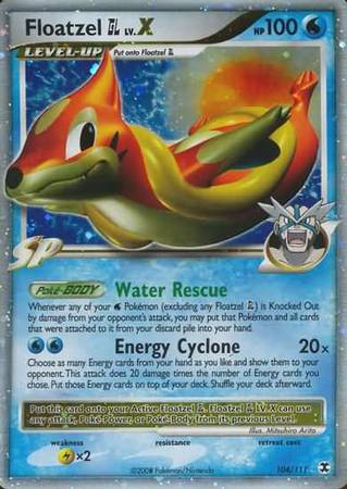 Floatzel GL LV.X - 104/111 - Ultra Rare available at 401 Games Canada