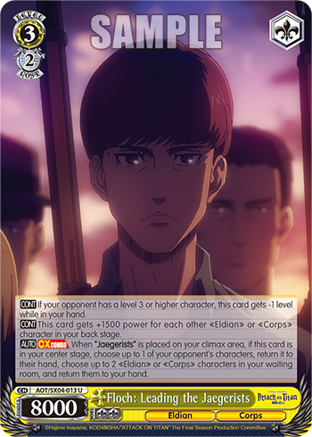 Floch: Leading the Jaegerists - AOT/SX04-E013 - Uncommon available at 401 Games Canada