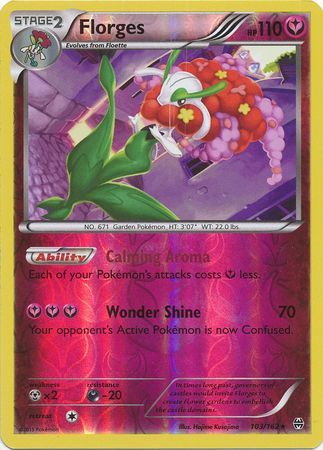 Florges - 103/162 - Rare - Reverse Holo available at 401 Games Canada