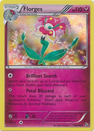 Florges - 66/106 - Holo Rare available at 401 Games Canada