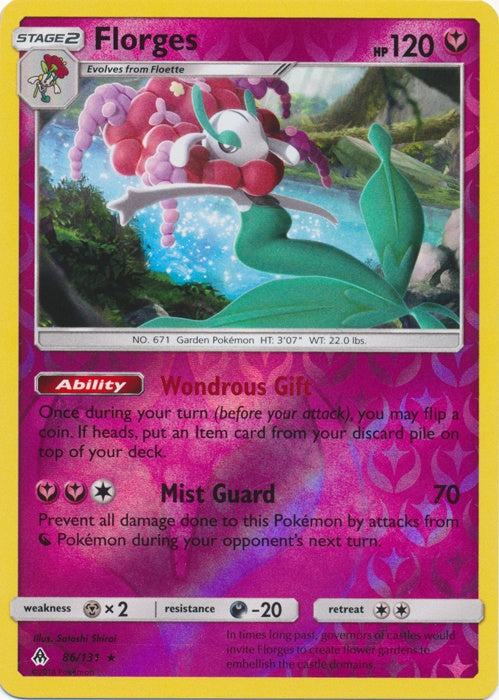 Florges - 86/131 - Rare - Reverse Holo available at 401 Games Canada