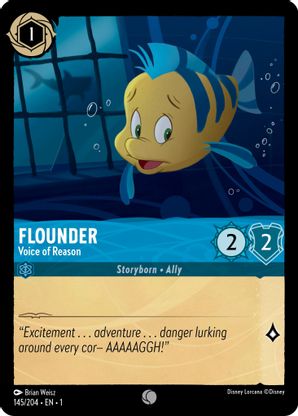 Flounder (Voice of Reason) - 145/204 - Common available at 401 Games Canada