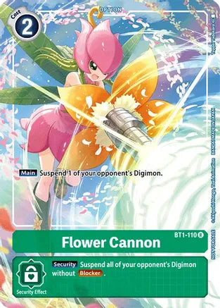 Flower Cannon - BT1-110 - Promo (Tamer's Evolution Box 1) available at 401 Games Canada