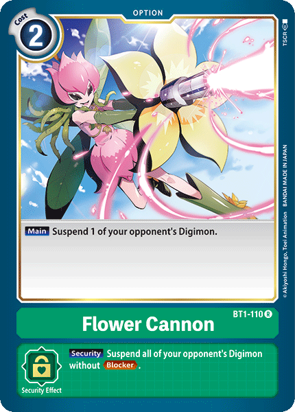 Flower Cannon - BT1-110 - Rare available at 401 Games Canada