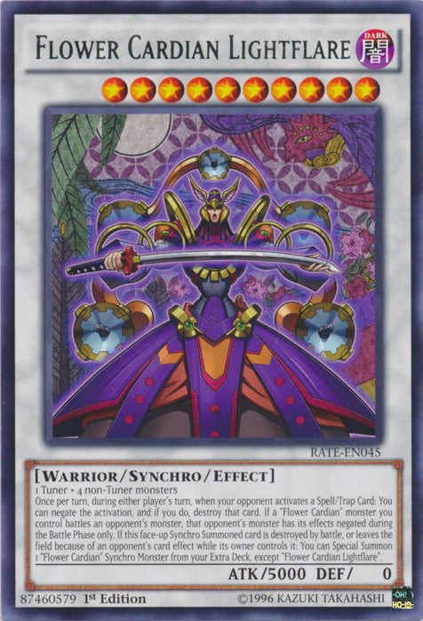 Flower Cardian Lightflare - RATE-EN045 - Rare - 1st Edition available at 401 Games Canada