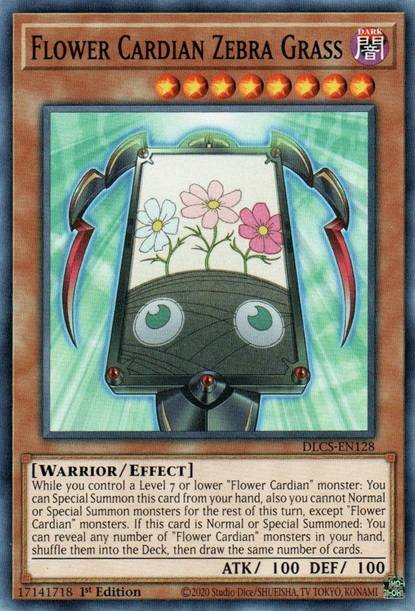 Flower Cardian Zebra Grass - DLCS-EN128 - Common - 1st Edition available at 401 Games Canada