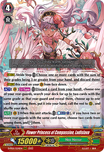 Flower Princess of Compassion, Ladislava - D-PS01/024 - Triple Rare available at 401 Games Canada