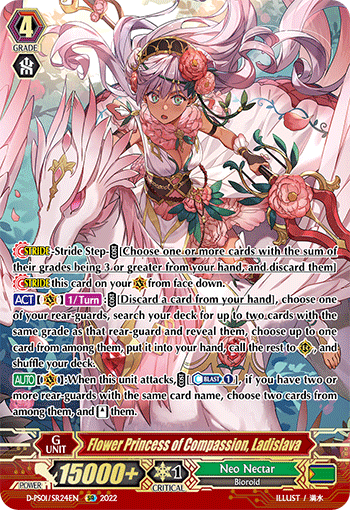 Flower Princess of Compassion, Ladislava - D-PS01/SR24 - SR available at 401 Games Canada