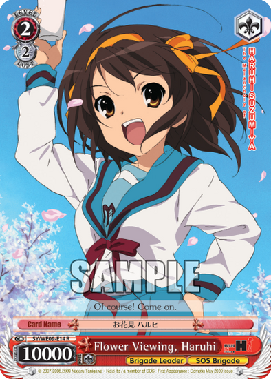 Flower Viewing, Haruhi - SY-WE09-E14 - Rare available at 401 Games Canada