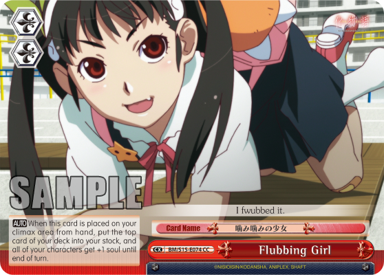 Flubbing Girl - BM/S15-E074 - Climax Common available at 401 Games Canada