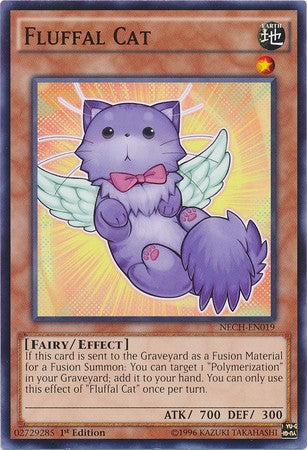 Fluffal Cat - NECH-EN019 - Common - 1st Edition available at 401 Games Canada