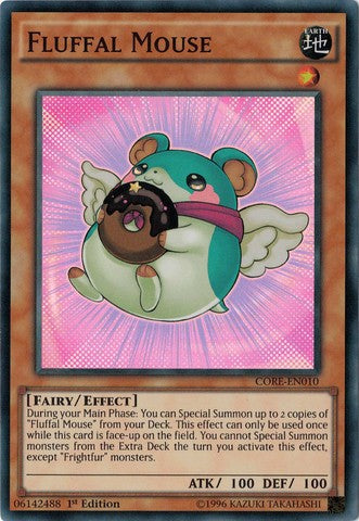 Fluffal Mouse - CORE-EN010 - Super Rare - 1st Edition available at 401 Games Canada