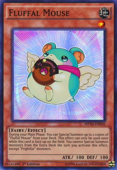 Fluffal Mouse - MP16-EN056 - Super Rare - 1st Edition available at 401 Games Canada