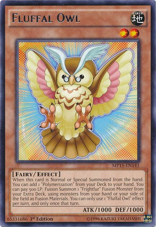 Fluffal Owl - MP15-EN141 - Rare - 1st Edition available at 401 Games Canada