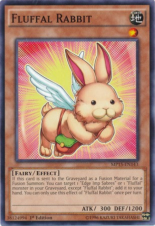 Fluffal Rabbit - MP15-EN143 - Common - 1st Edition available at 401 Games Canada