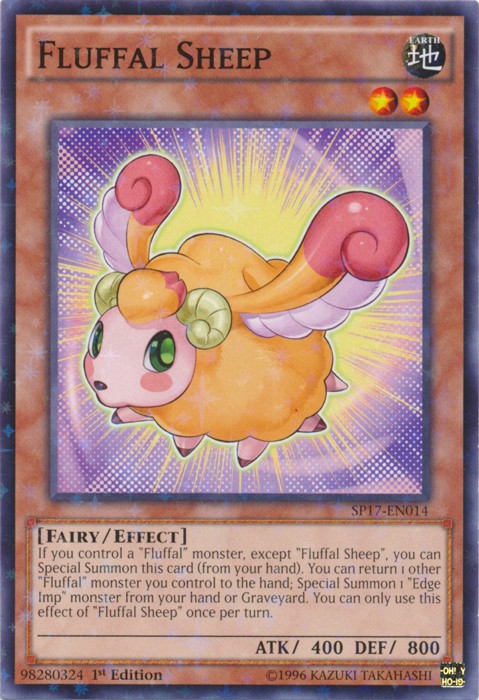 Fluffal Sheep - SP17-EN014 - Starfoil Rare - 1st Edition available at 401 Games Canada