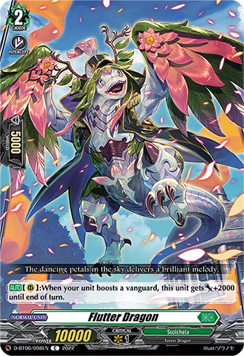 Flutter Dragon - D-BT06/098 - Common available at 401 Games Canada