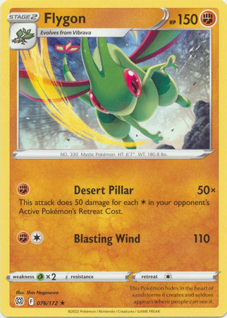 Flygon - 076/172 - Rare available at 401 Games Canada