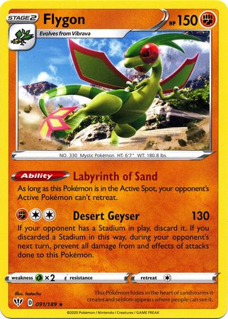 Flygon - 091/189 - Rare available at 401 Games Canada