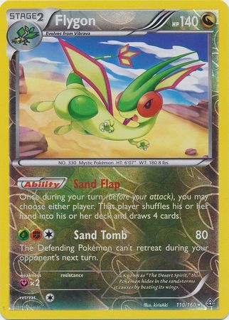 Flygon - 110/160 - Rare - Reverse Holo available at 401 Games Canada