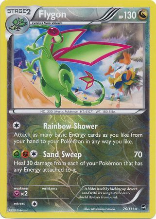 Flygon - 76/111 - Rare - Reverse Holo available at 401 Games Canada