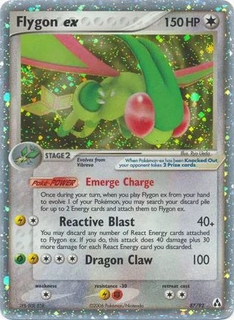 Flygon ex - 87/92 - Ultra Rare available at 401 Games Canada