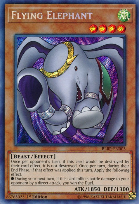 Flying Elephant - BLRR-EN003 - Secret Rare - 1st Edition available at 401 Games Canada