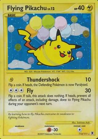 Flying Pikachu - 113/111 - Ultra Rare available at 401 Games Canada