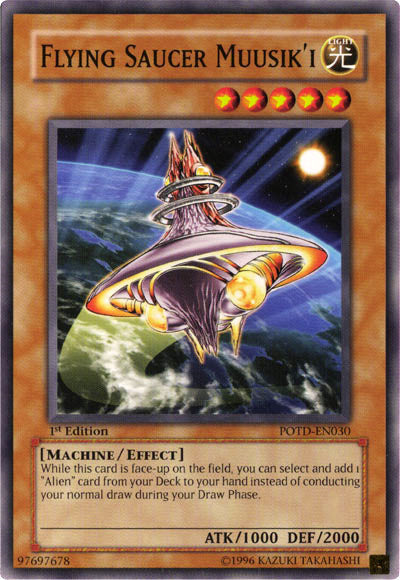 Flying Saucer Muusik'i - POTD-EN030 - Common - 1st Edition available at 401 Games Canada
