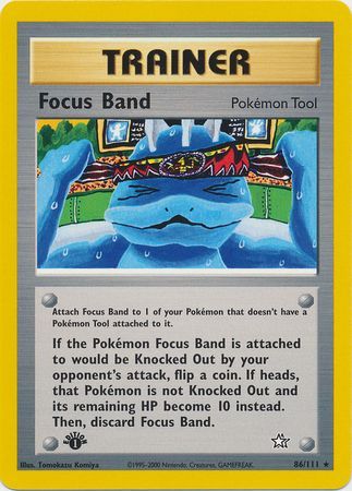 Focus Band - 86/111 - Rare - 1st Edition available at 401 Games Canada