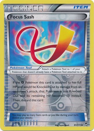 Focus Sash - 91/111 - Uncommon - Reverse Holo available at 401 Games Canada