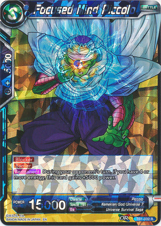 Focused Mind Piccolo - TB1-032 - Rare (DB1 Shatterfoil) available at 401 Games Canada