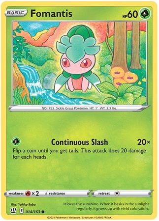 Fomantis - 014/163 - Common available at 401 Games Canada