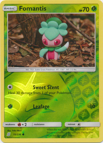 Fomantis - 15/236 - Common - Reverse Holo available at 401 Games Canada