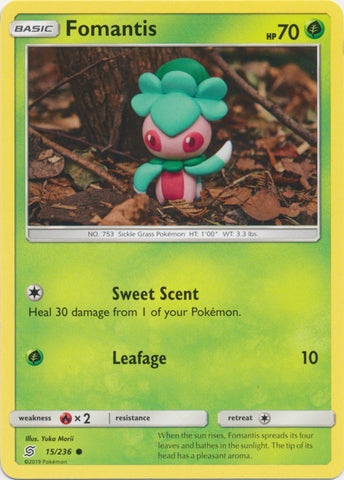 Fomantis - 15/236 - Common available at 401 Games Canada