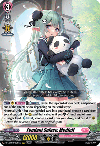 Fondant Solace, Mediell - D-LBT03/005 - Triple Rare available at 401 Games Canada