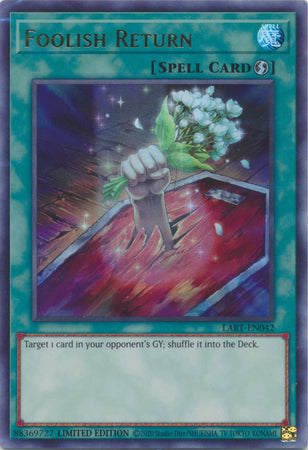 Foolish Return - LART-EN042 - Ultra Rare - Limited Edition available at 401 Games Canada