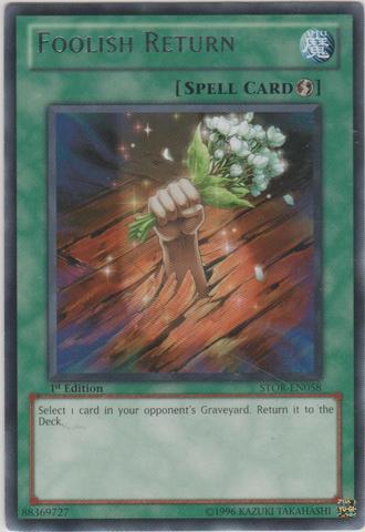 Foolish Return - STOR-EN058 - Rare - 1st Edition available at 401 Games Canada