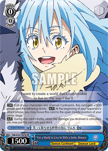 For a World to Live In With a Smile, Rimuru - TSK/S101-E076 - Double Rare available at 401 Games Canada