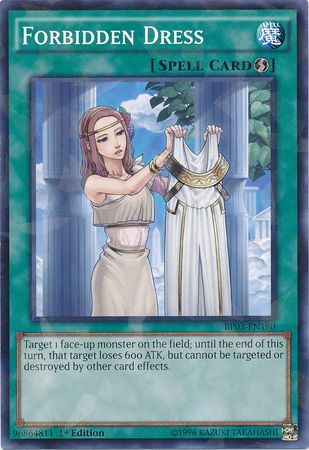 Forbidden Dress - BP03-EN180 - Common - 1st Edition available at 401 Games Canada