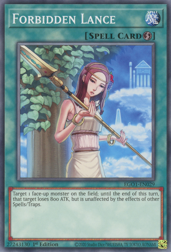 Forbidden Lance - EGO1-EN029 - Common - 1st Edition available at 401 Games Canada
