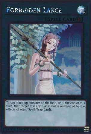 Forbidden Lance - NKRT-EN042 - Platinum Rare - Limited Edition available at 401 Games Canada