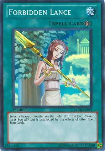 Forbidden Lance - STOR-EN061 - Super Rare - 1st Edition available at 401 Games Canada