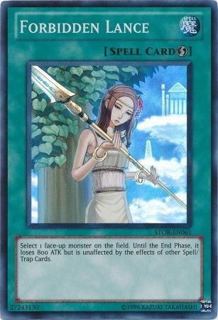 Forbidden Lance - STOR-EN061 - Super Rare - Unlimited available at 401 Games Canada