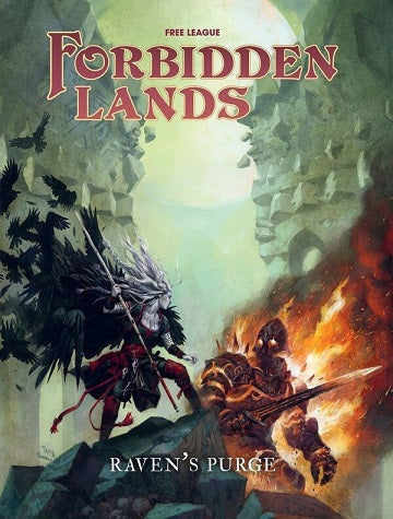 Forbidden Lands - Raven's Purge - Hard Cover available at 401 Games Canada